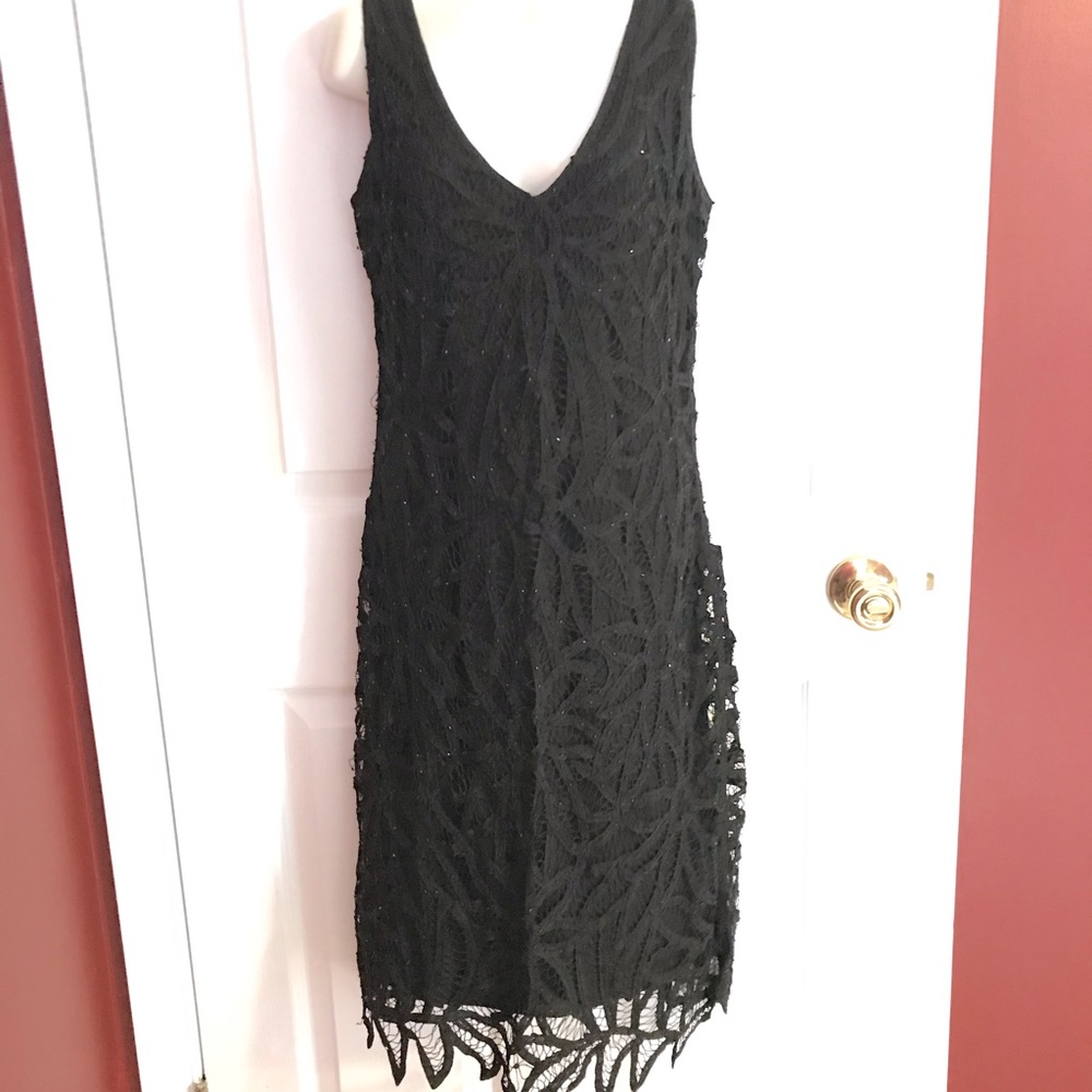 Vintage Black beaded Basix II dress
